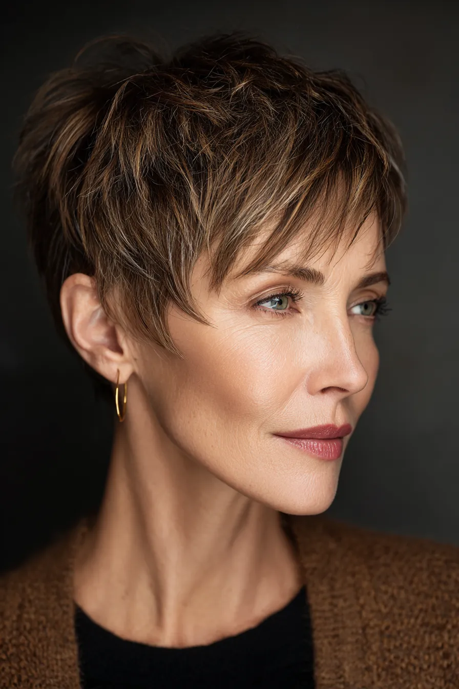 Textured Pixie Contour