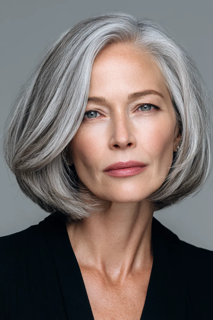 Silver Contour Bob