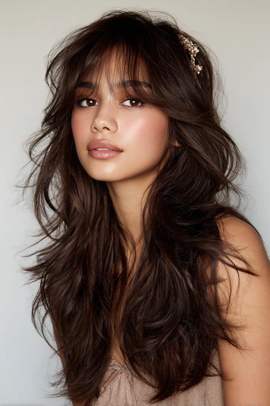 Voluminous Feathered V-Cut