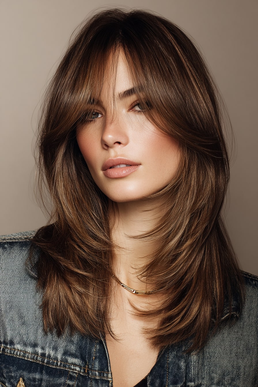 9. Cinnamon Flow  Textured Long V