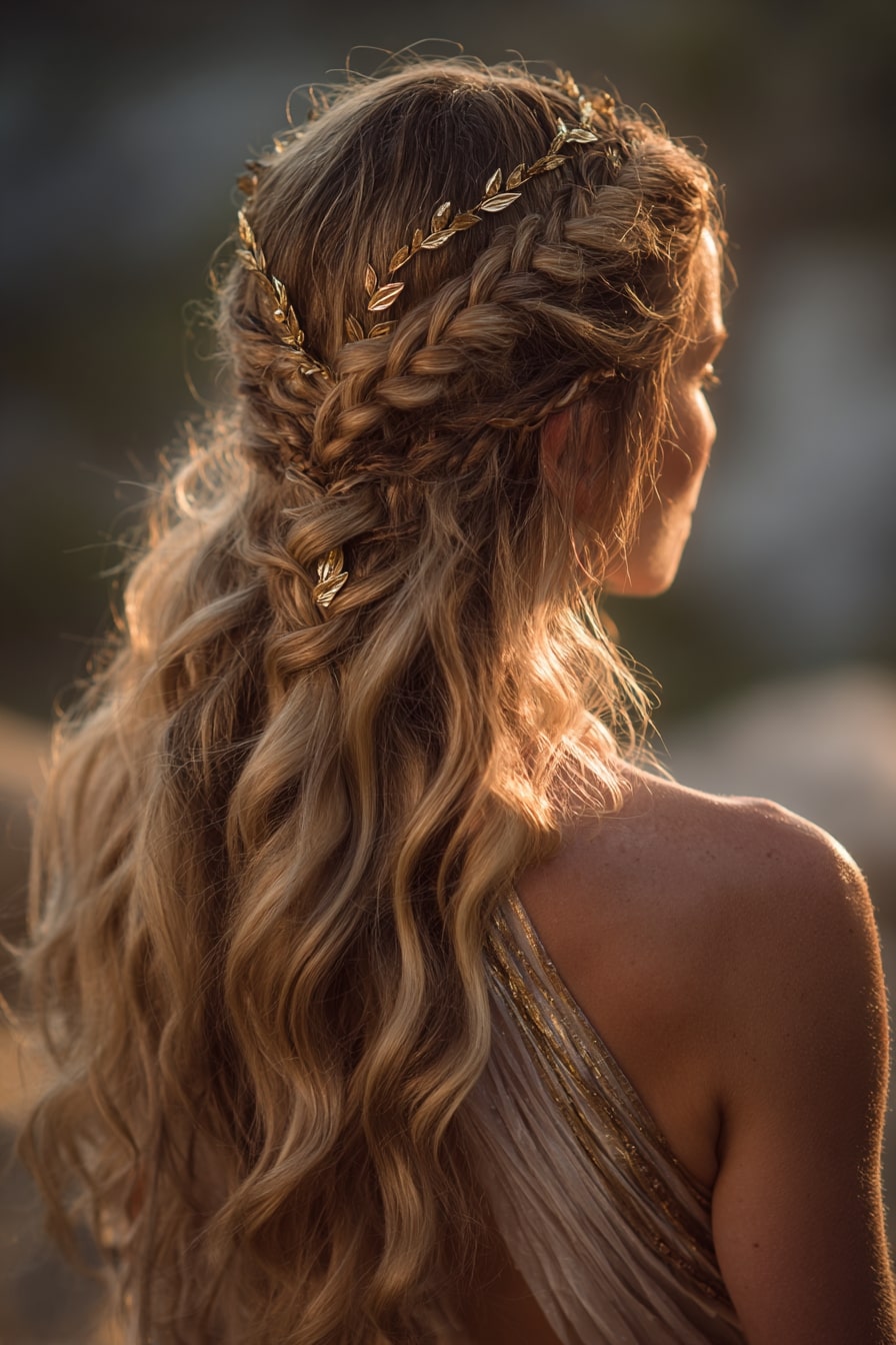 8. Grecian Halo – The Goddess Twist