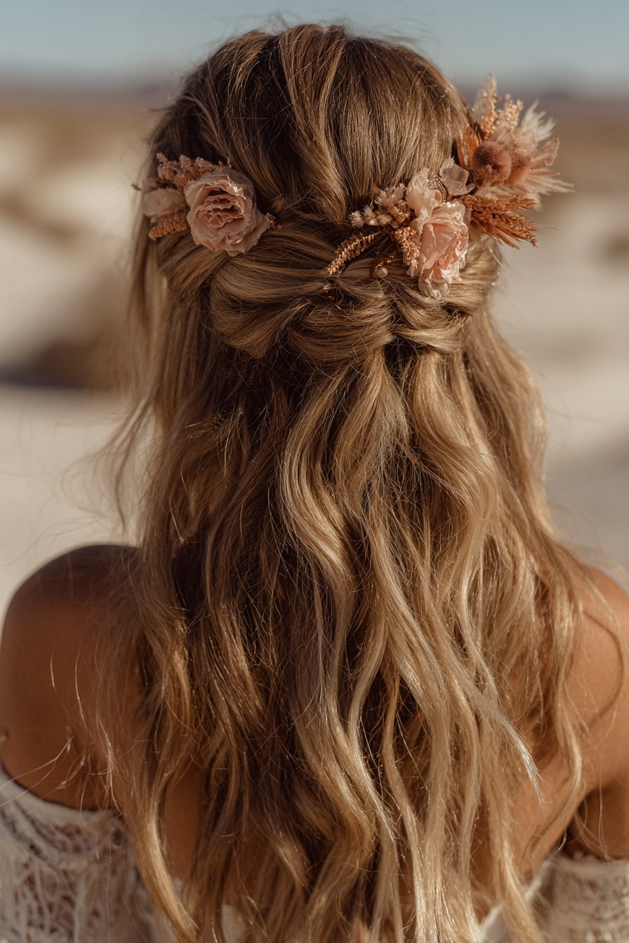 10. Desert Rose – The Textured Boho Twist