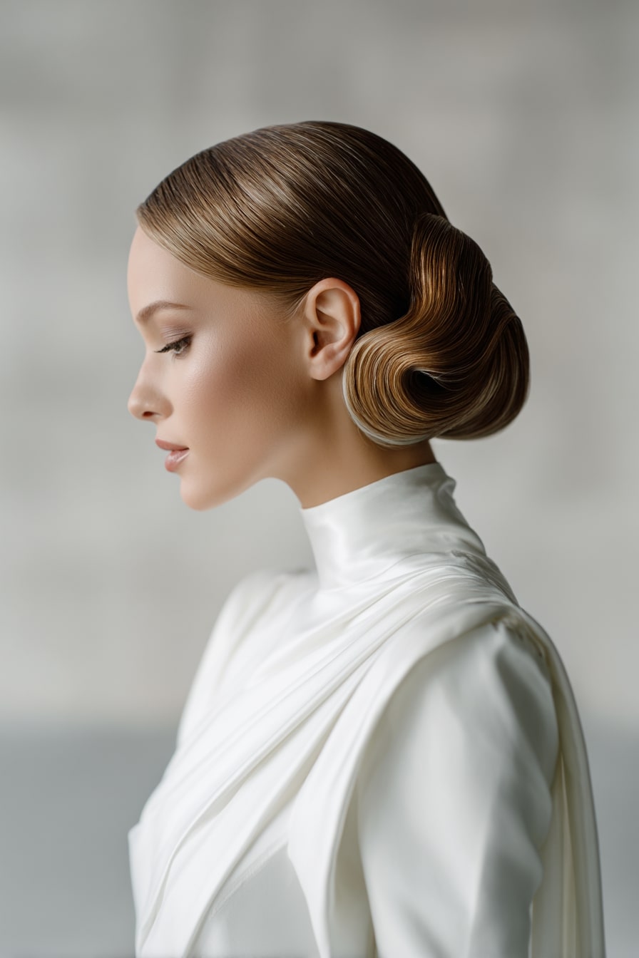 11. Sculpted Wave Crown – Architectural Grace