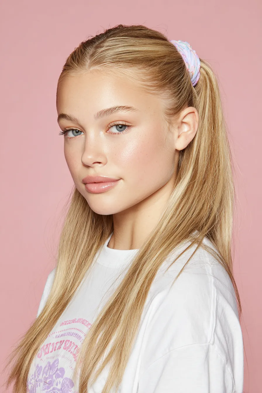 Polished High Ponytail with Soft Volume