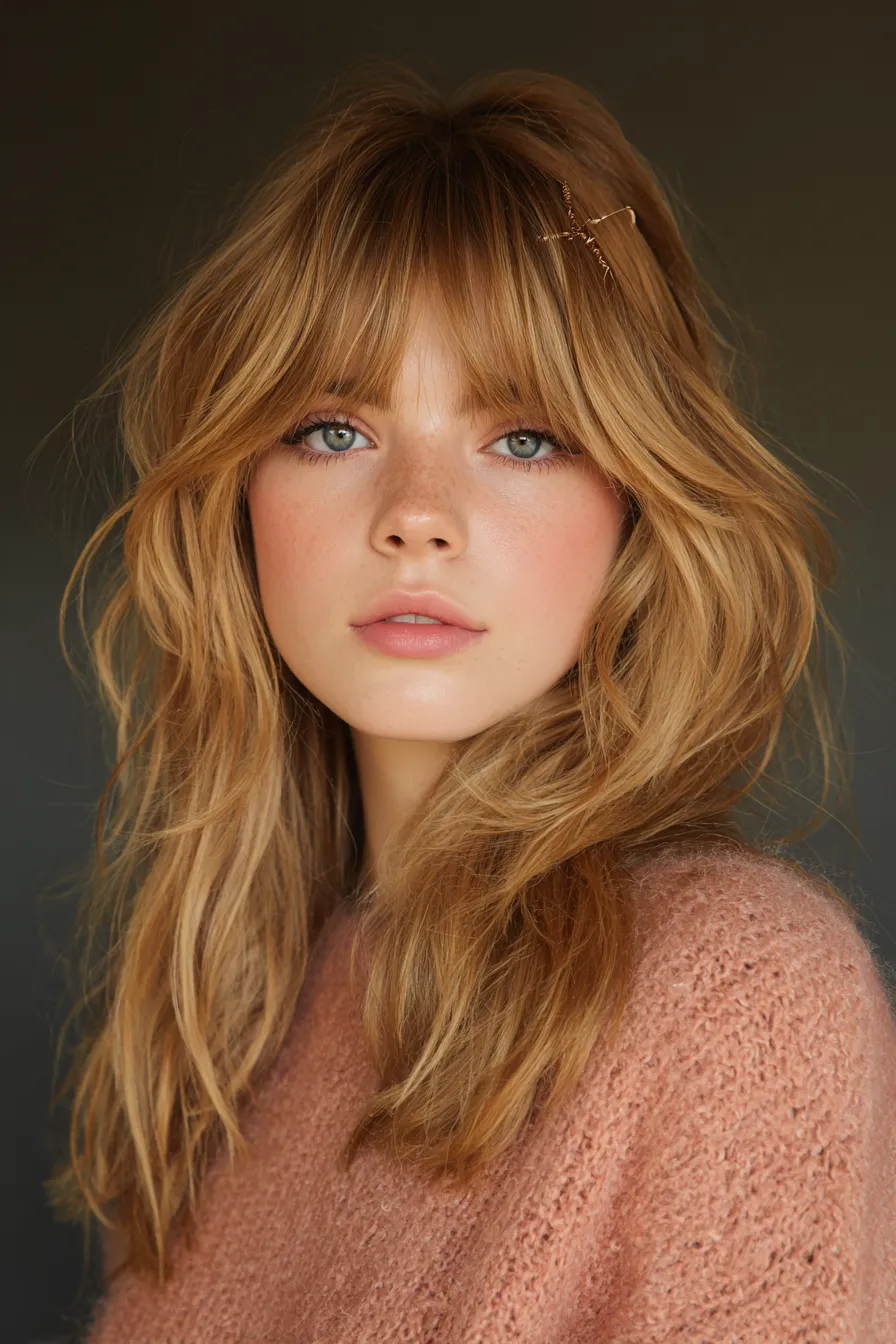 Soft Meadow Layers with Feathered Fringe