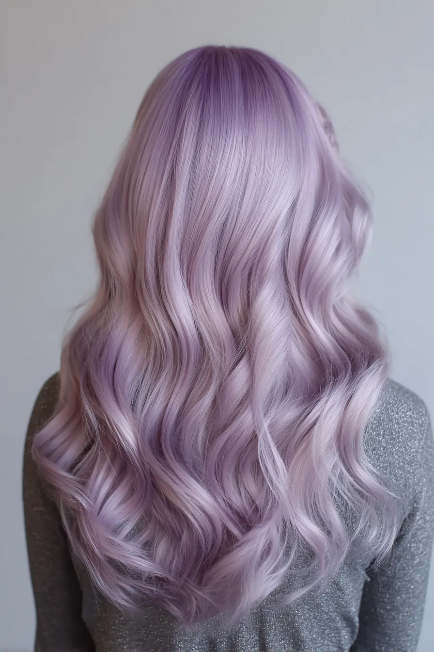 Velvet Lilac Waves