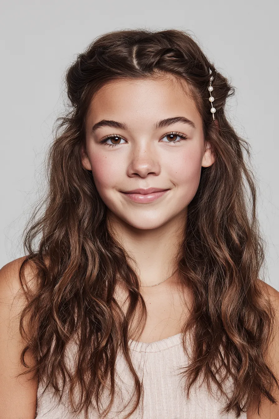 Soft Twisted Crown with Natural Waves