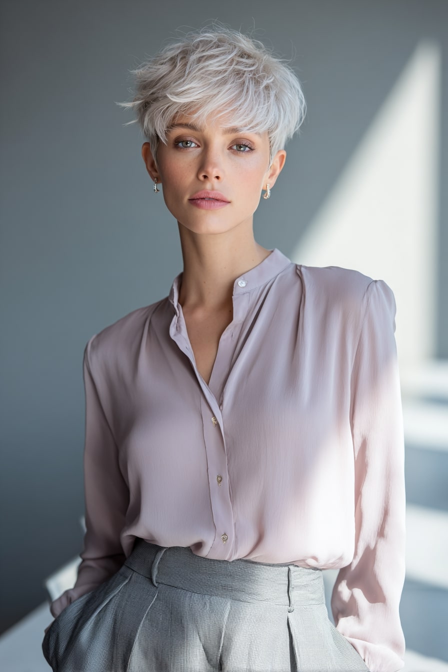 The Airy Layered Pixie – Light Movement for the On-the-Go Professional