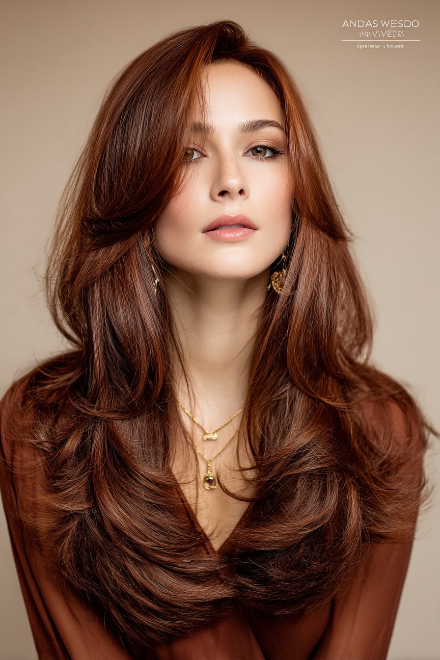 6: Romantic Layer Veil “Soft Flow Elegance”