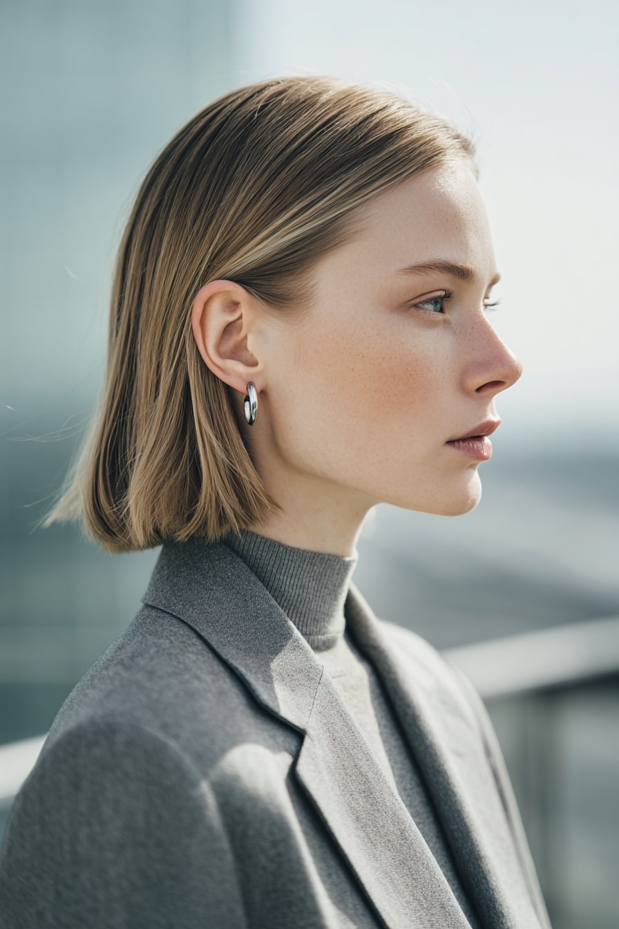 The Tech-Luxe Precision Bob
