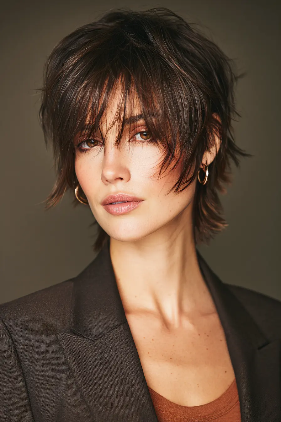 Structured Modern Shag