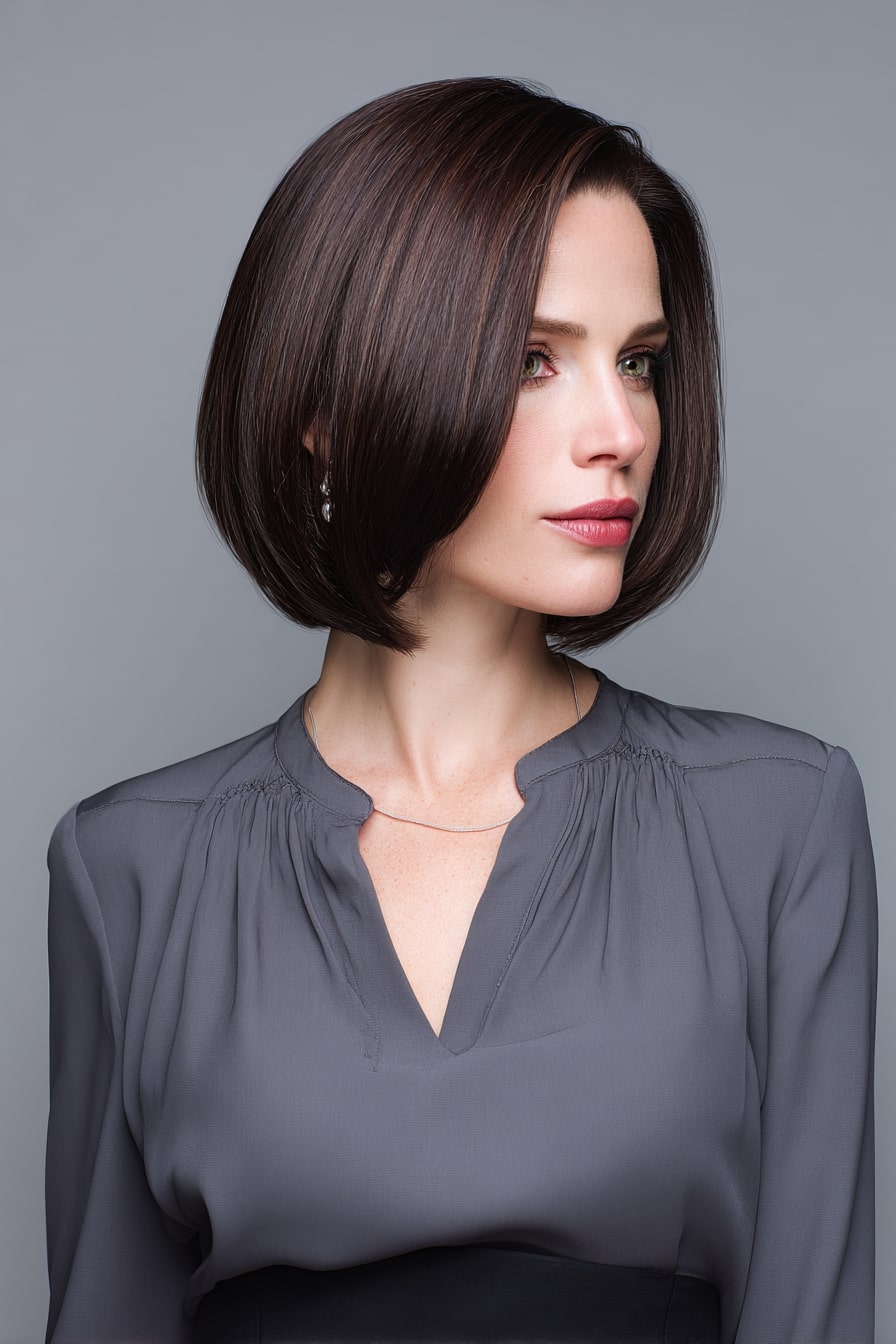 The Financial Analyst — Polished Straight V-Cut with Controlled Volume