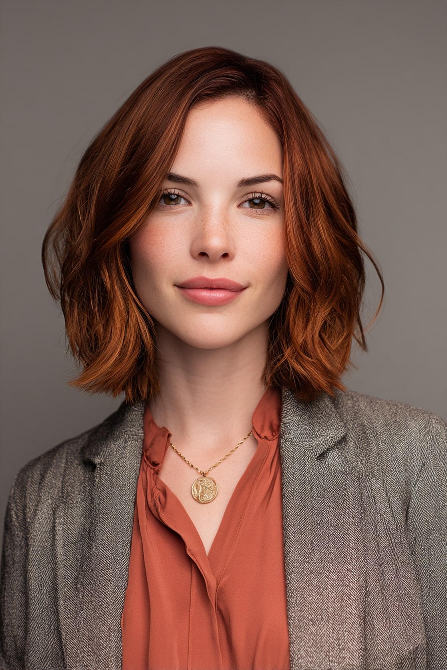 The HR Specialist — Balanced V-Cut with Soft Volume