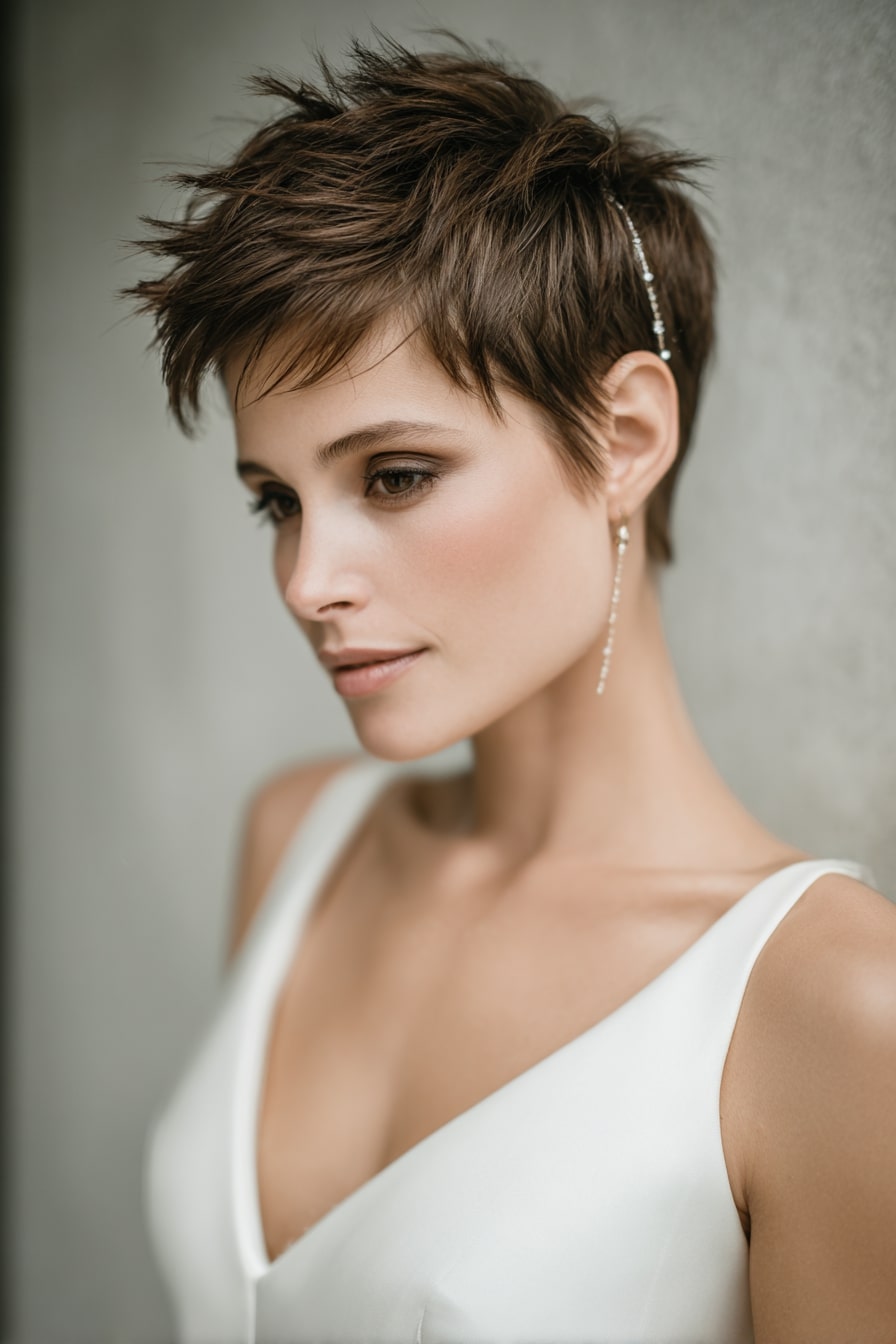 10. Sculpted Feather Pixie – Structured Layers with Movement