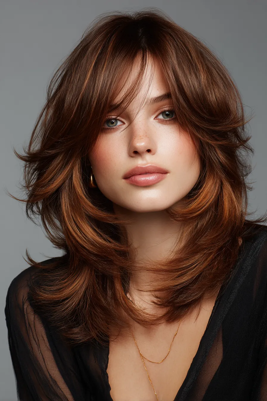 Feathered Auburn Layers