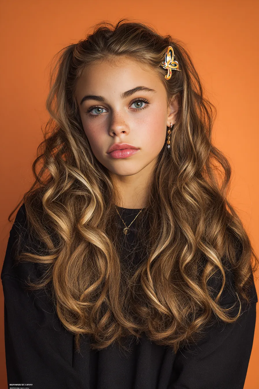 Long Sculpted Ribbon Waves