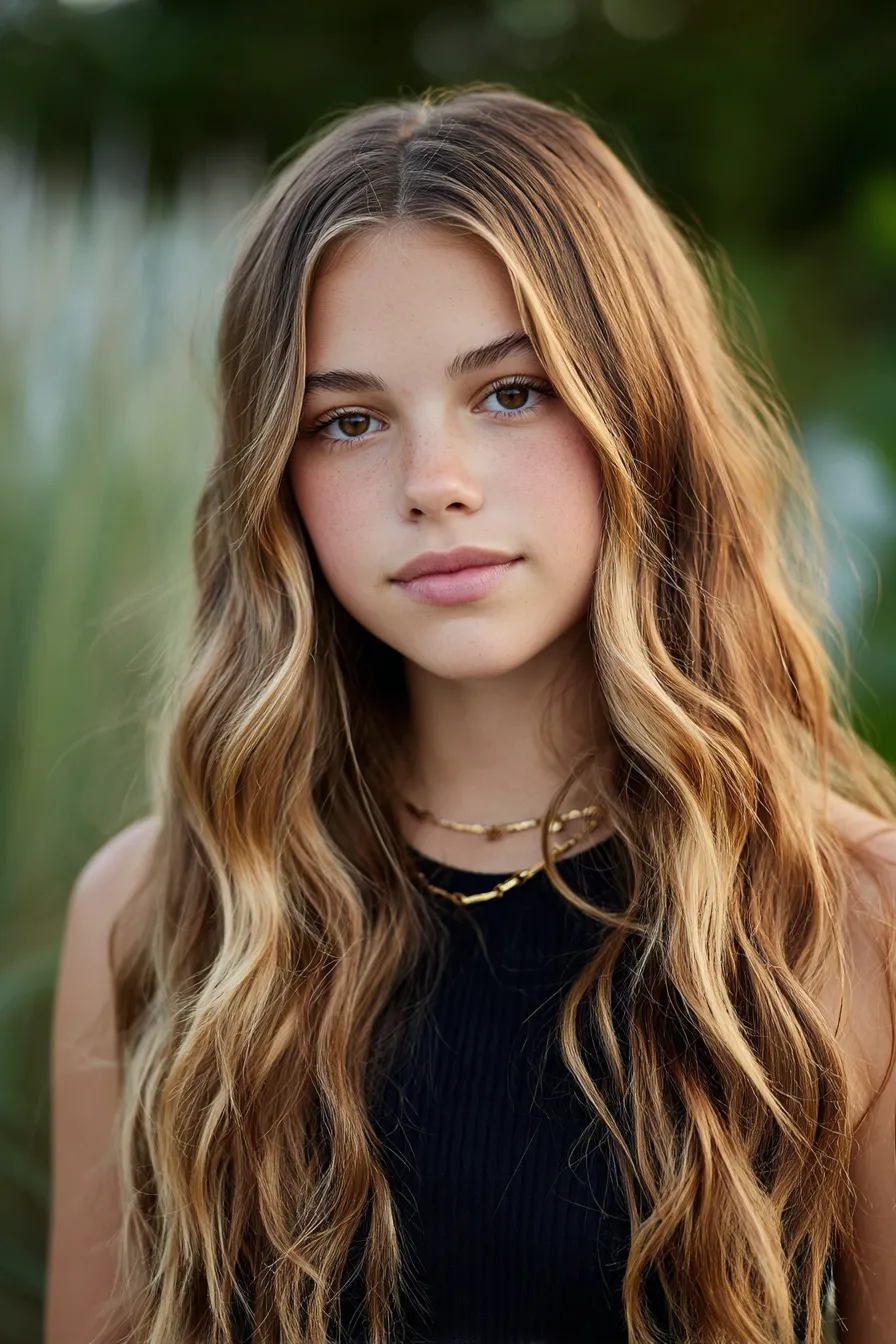 Sunlit Waves with Soft Contour Layers