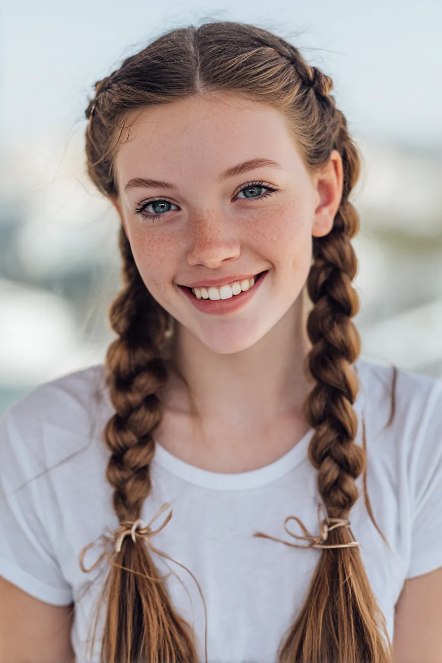 Twin Braids with Soft Crown Lift