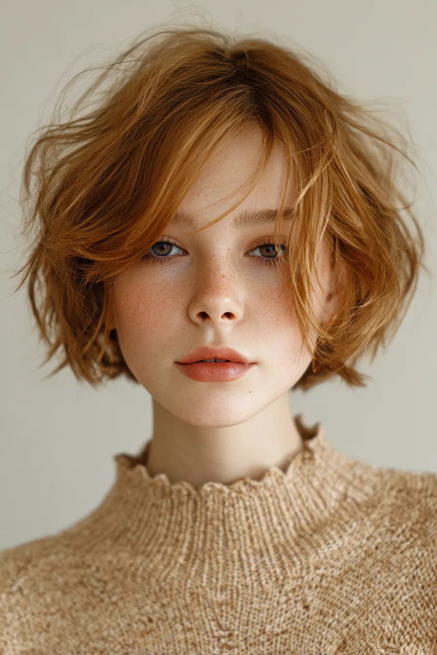 Feather-Lifted Blunt Crop