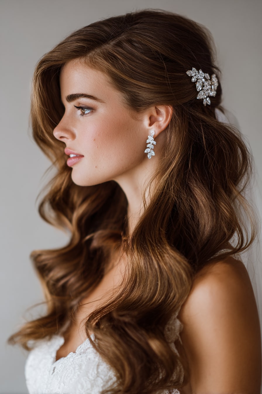 1. The Soft Cascade — Romantic Side-Swept Waves