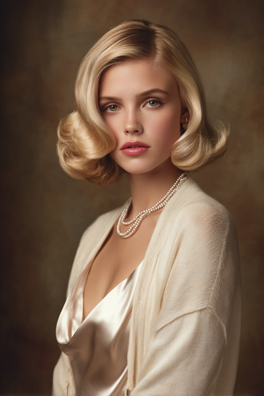 5. Tousled Blunt Bob Effortless Chic Energy