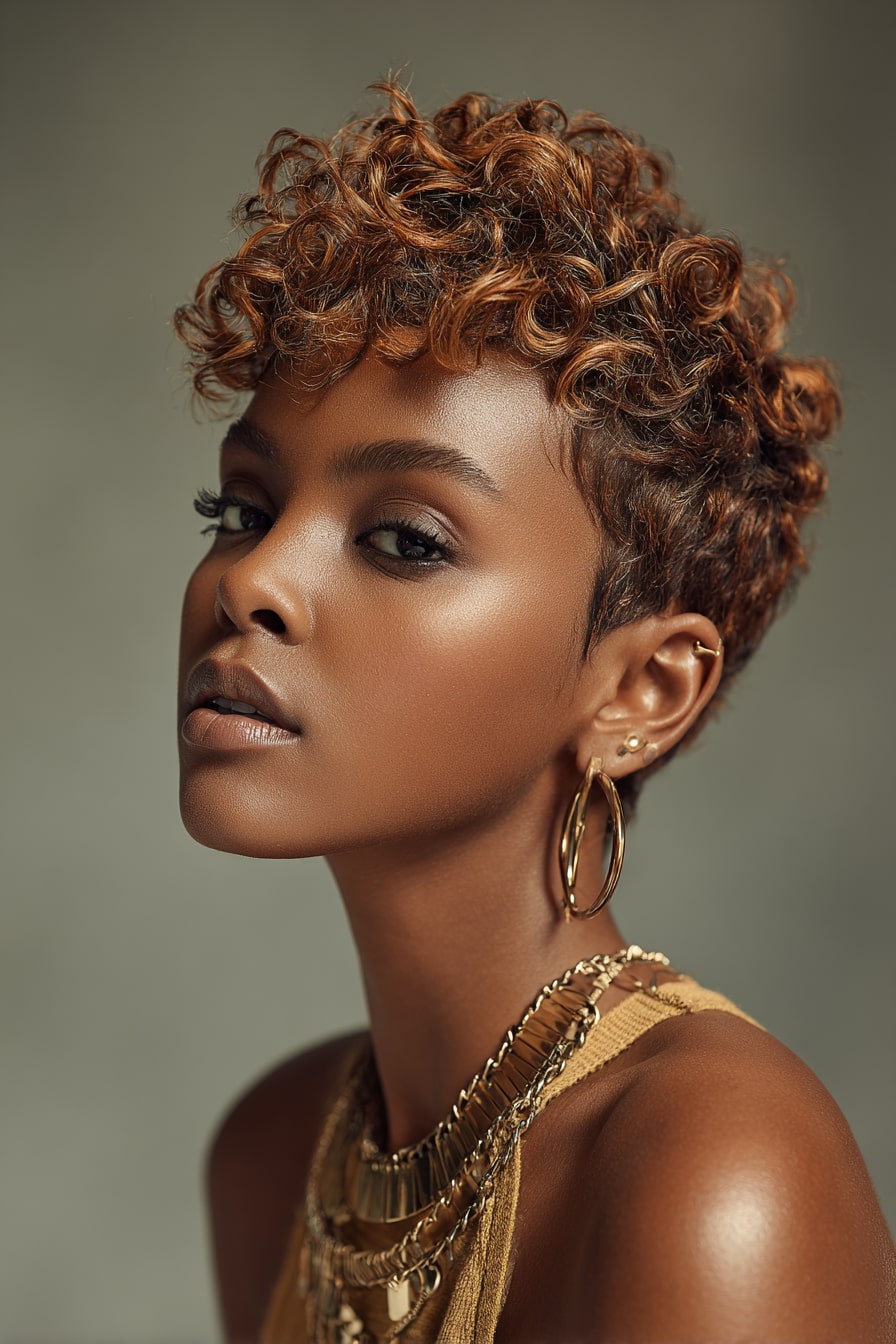 3. Textured Bronze Crop