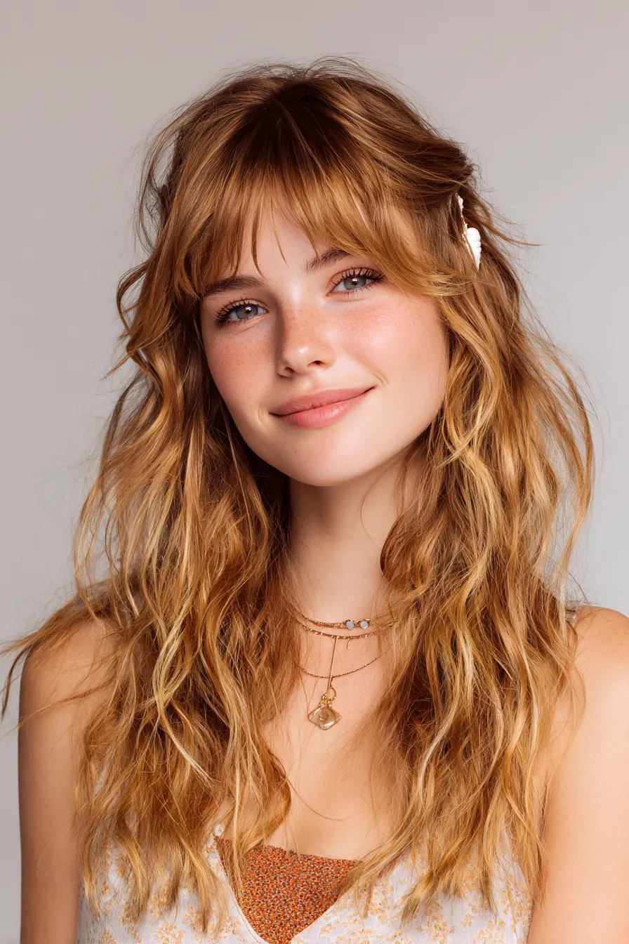 Beachy Layers with Soft Fringe