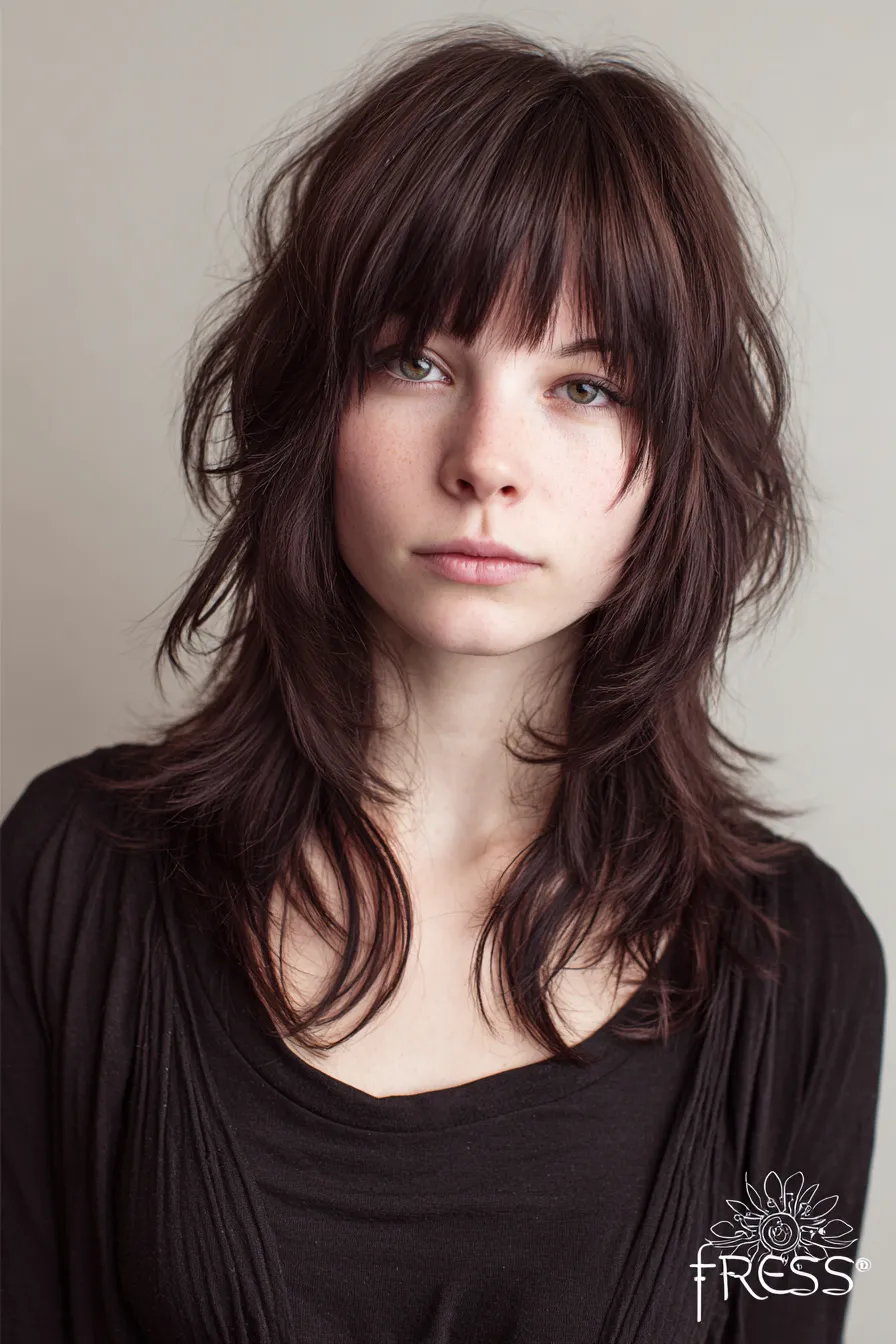 Espresso Layer Cascade Shag