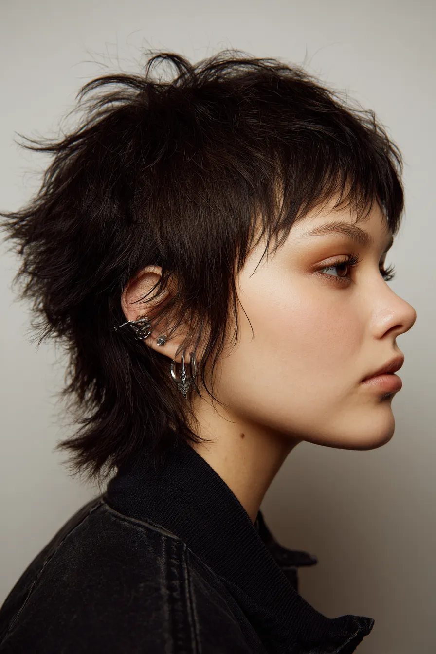 Charcoal Micro-Wave Shag