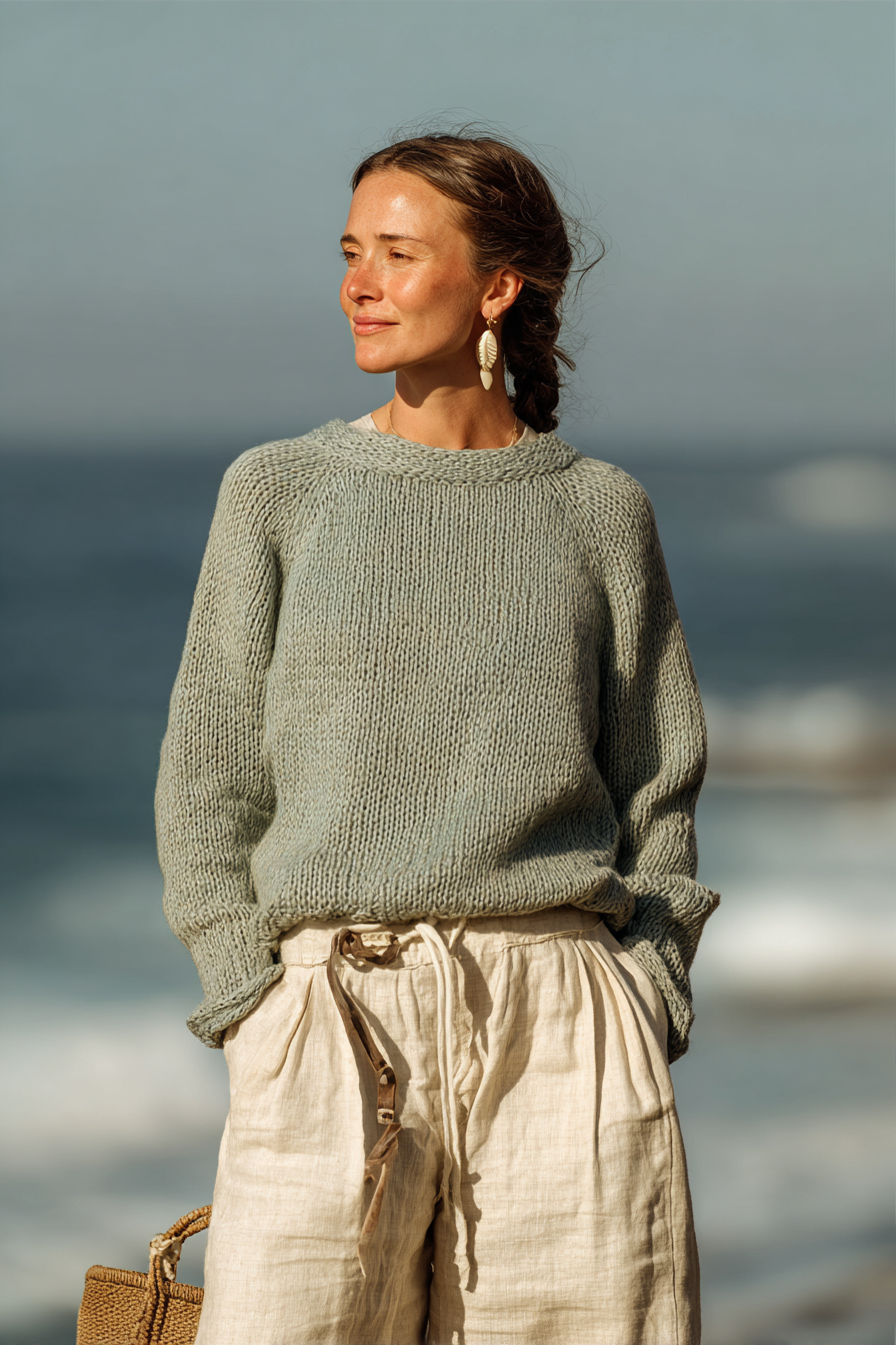 5. Curved Bangs & Vintage Denim Revival