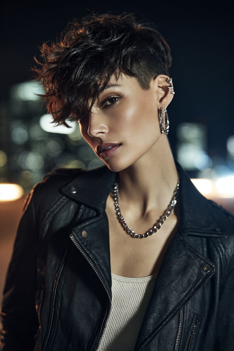 3. Textured Pixie Wave Modern Rebel