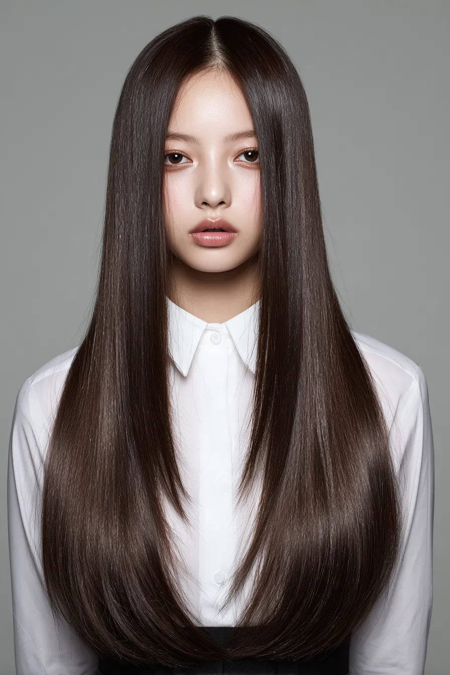 Glass-Straight Length with Sleek Contour Layers