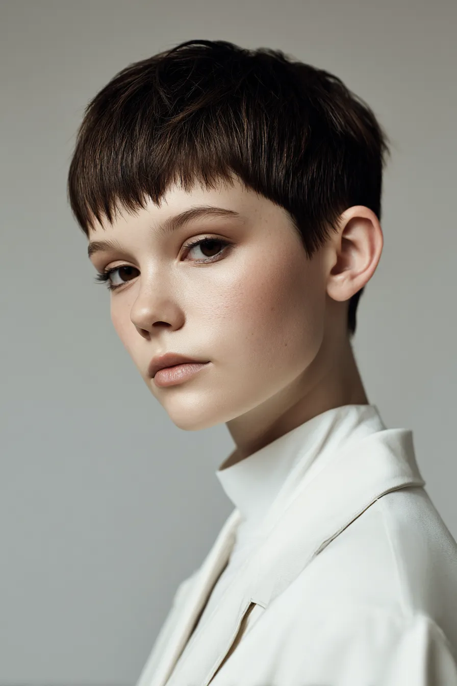 Minimalist Cropped Pixie