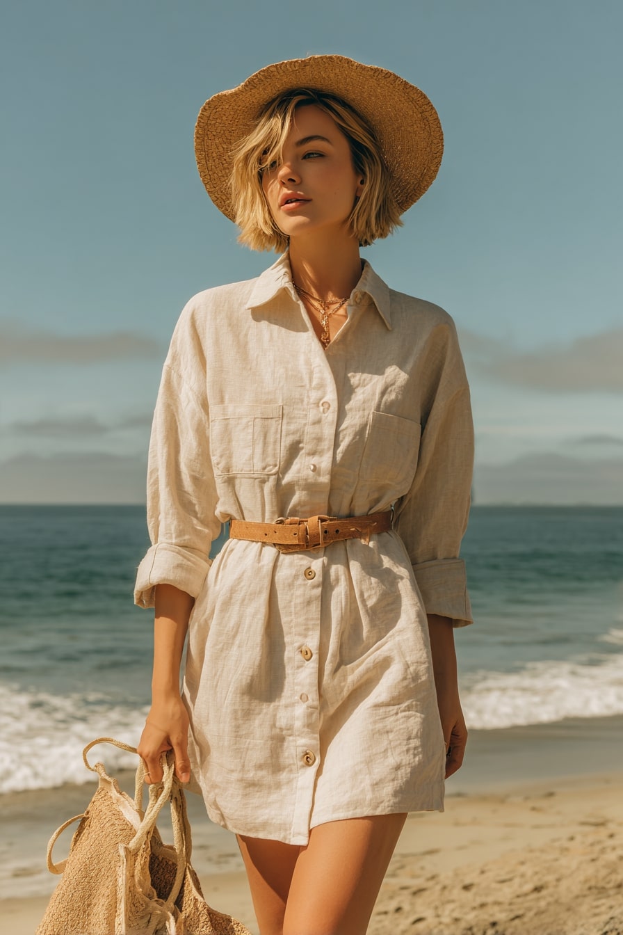 5: “Sunkissed Edge” Layered Pixie Bob