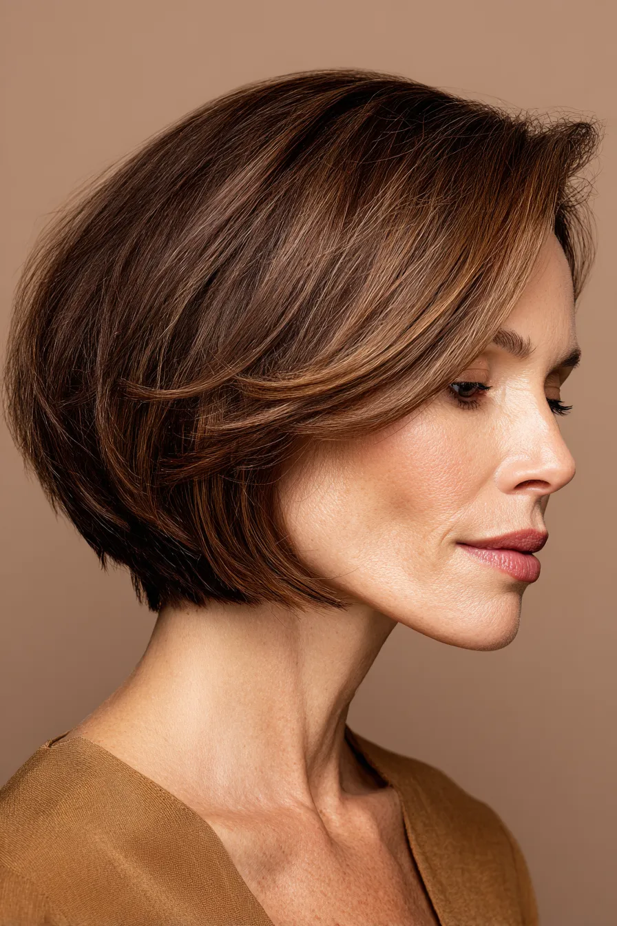 Sleek Contoured Bob