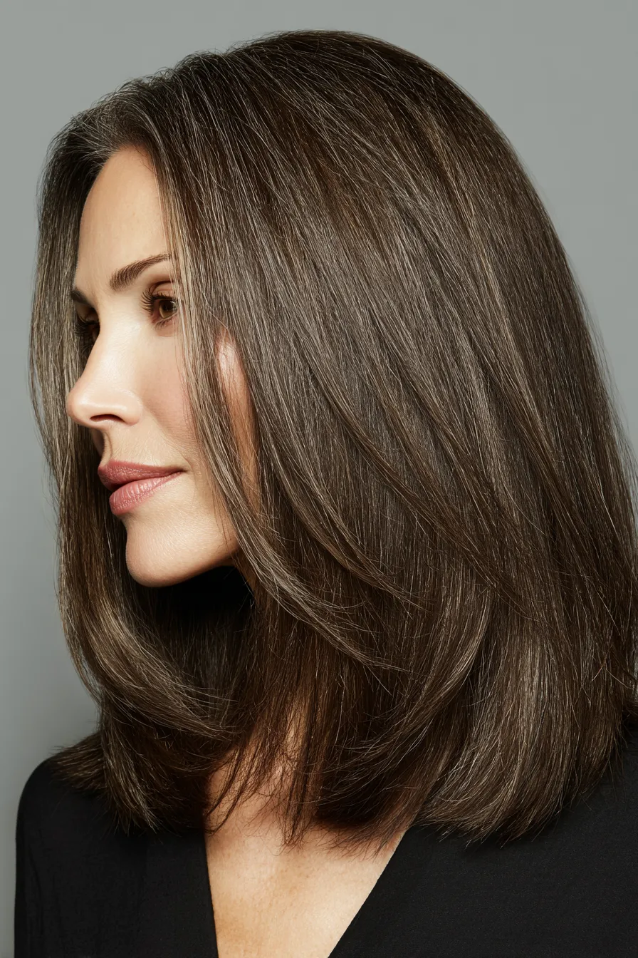 Sleek Mid-Length Layers