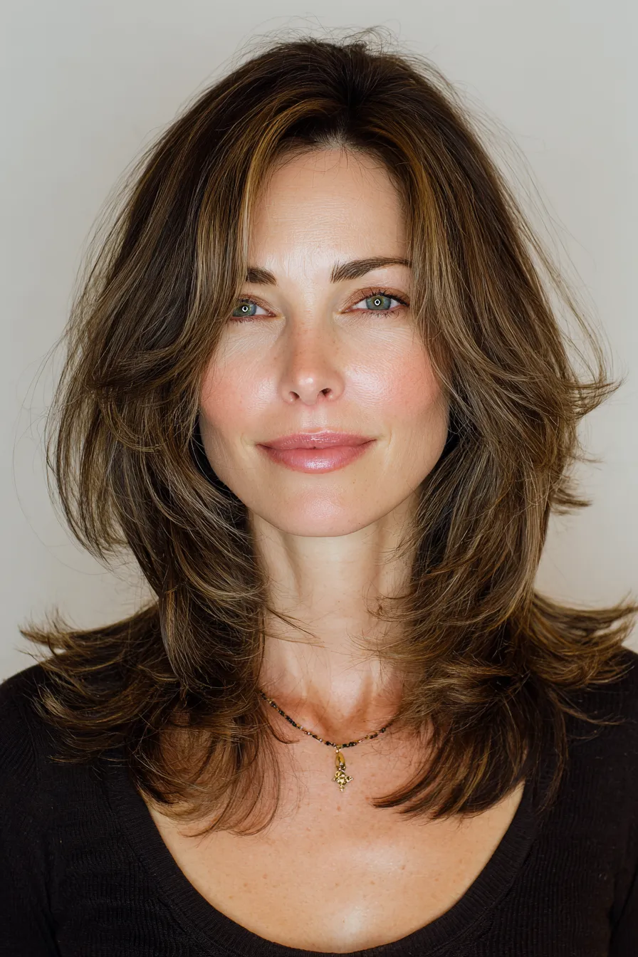 Layered Face-Framing Shag