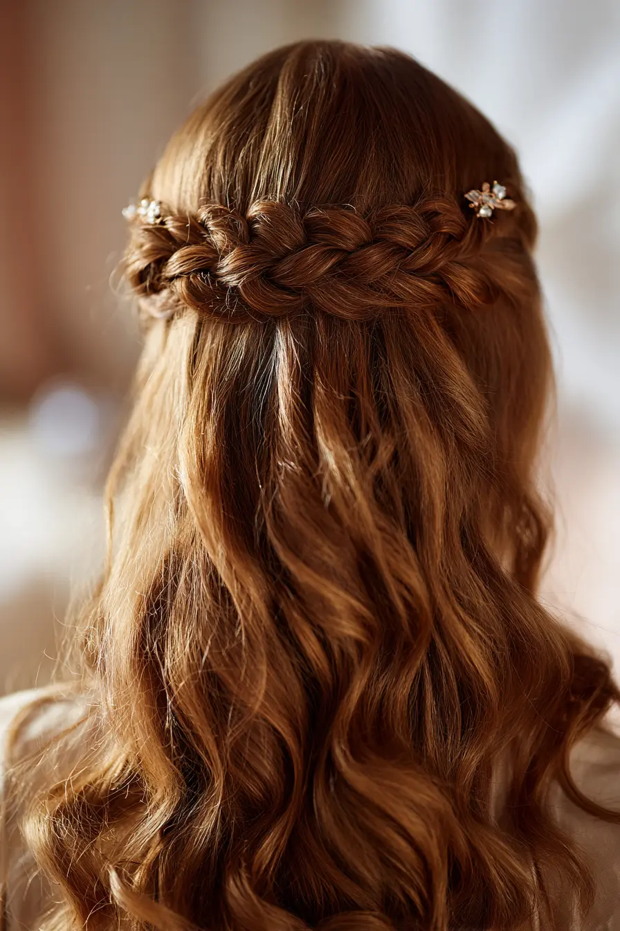Braided Crown Waves