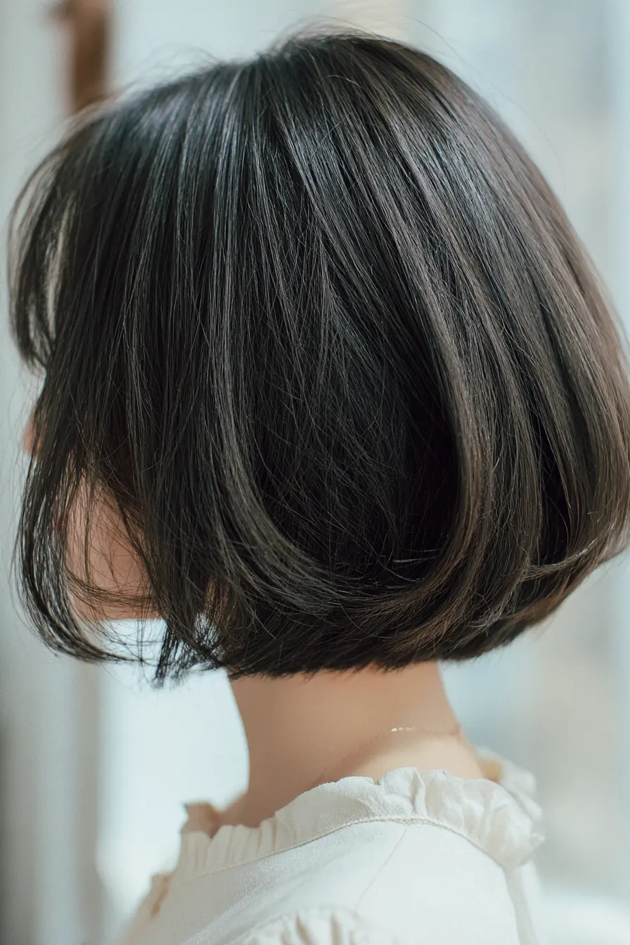 Sleek Chin-Length Bob