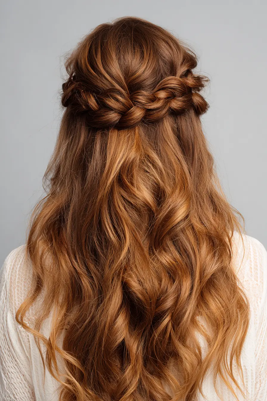 Braided Crown Waves