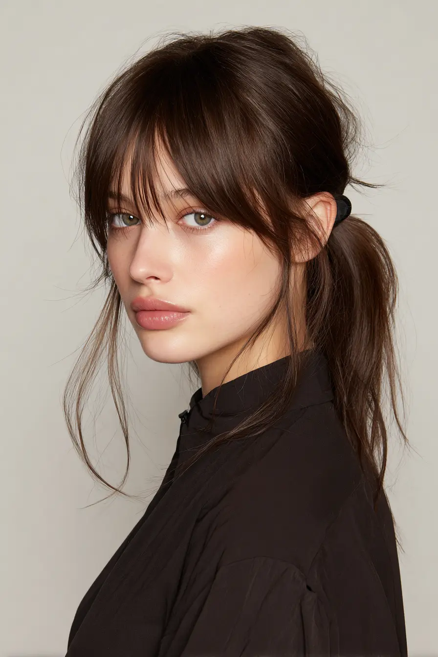 Wispy Layered Ponytail