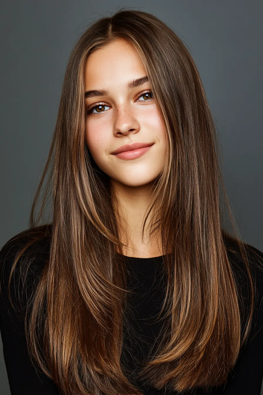 Sleek Layer Veil with Subtle Contour