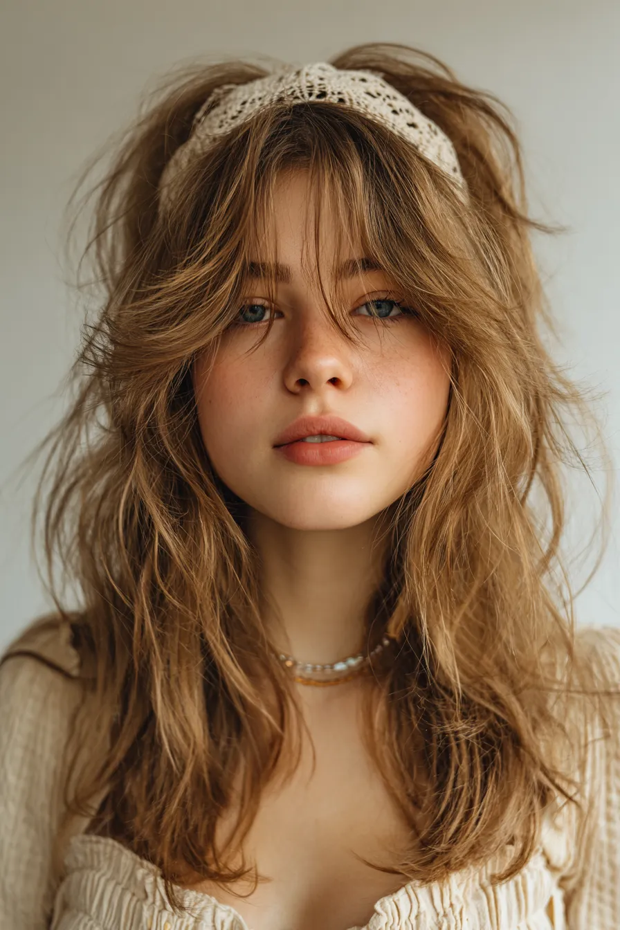 Airlight Shag with Soft Fringe Layers