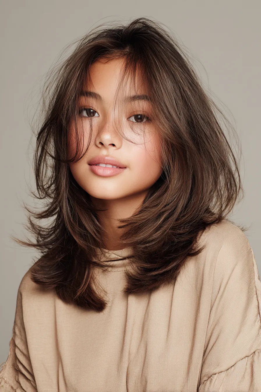 Textured Copper Butterfly Bob