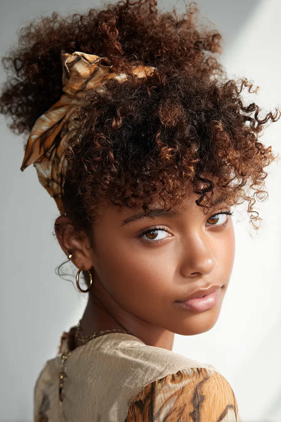 Curly Crown Butterfly Updo