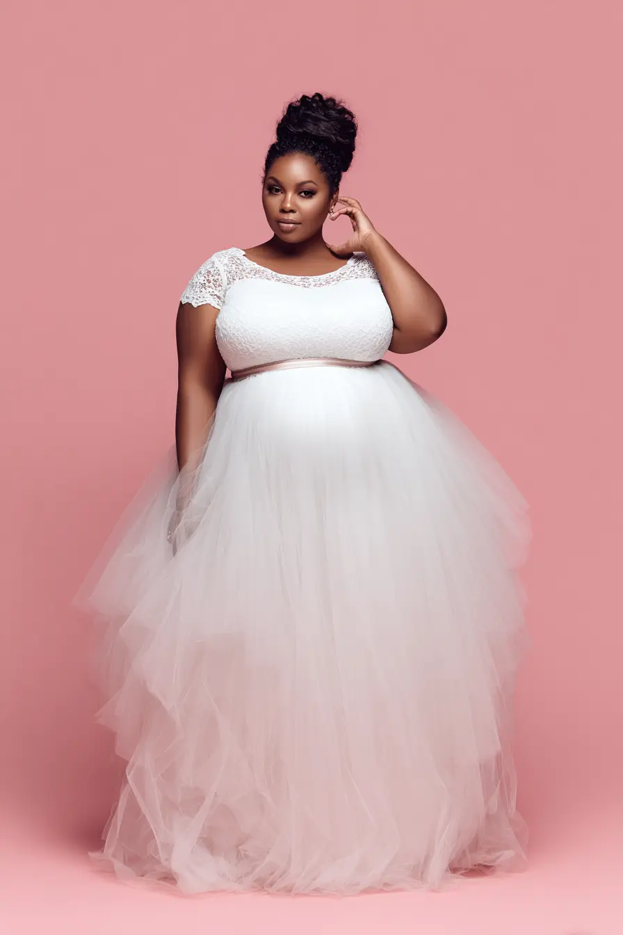 Lace Bodice + Layered Tulle Skirt