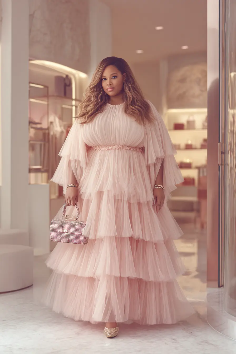 Sculpted Mid-Part Low Bun