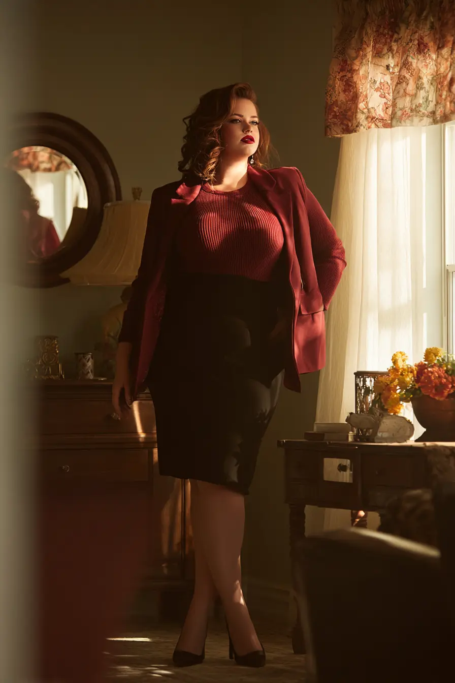 Structured Blazer + Pencil Skirt