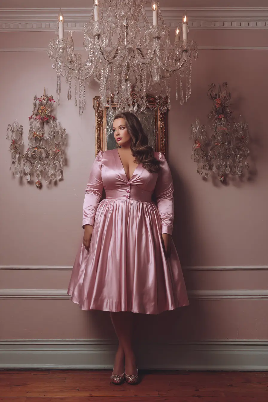 Velvet Side-Drape Waves