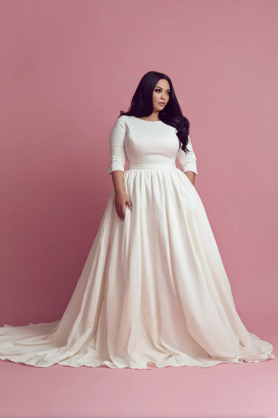 Structured Ball Gown + Fitted Bodice